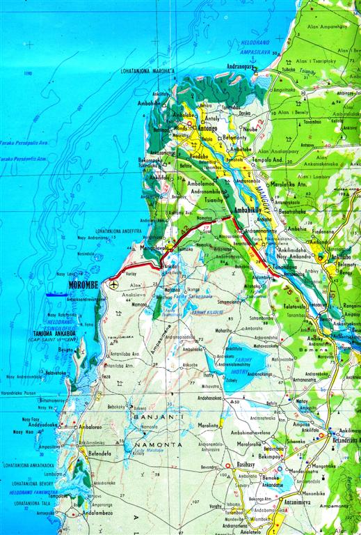 Carte de Morombe