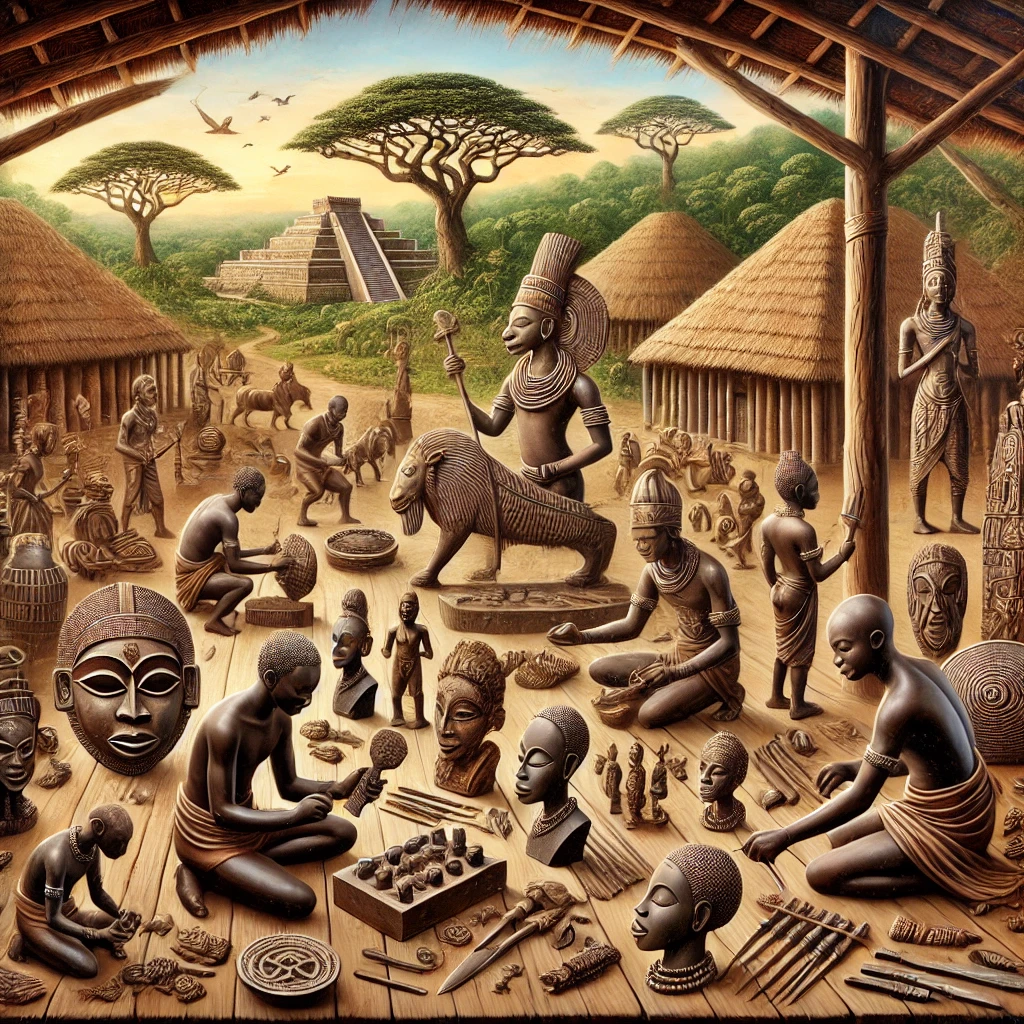 Bronze et ivoire