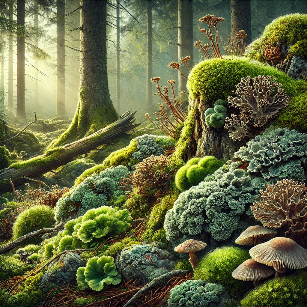 Mousses et lichens
