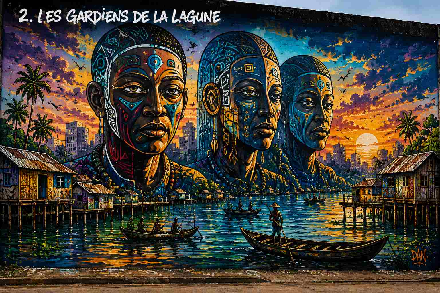 Tags du Bénin - Au paradis