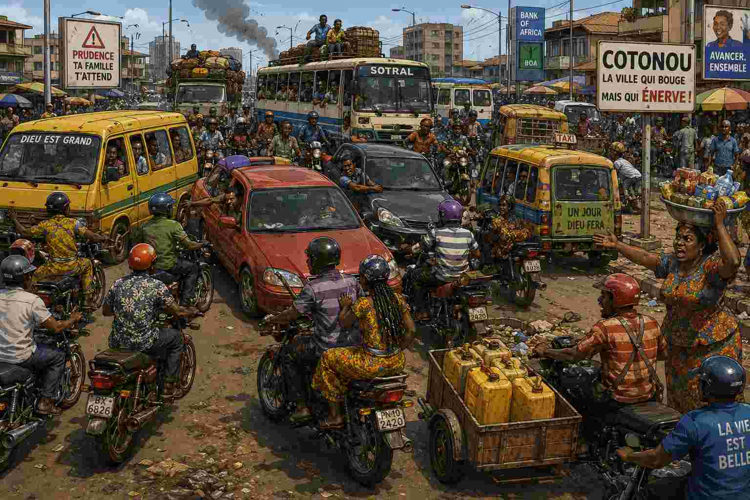 La circulation au Bénin est dangereuse