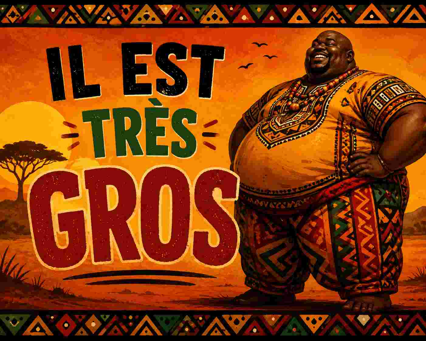 Il est très gros