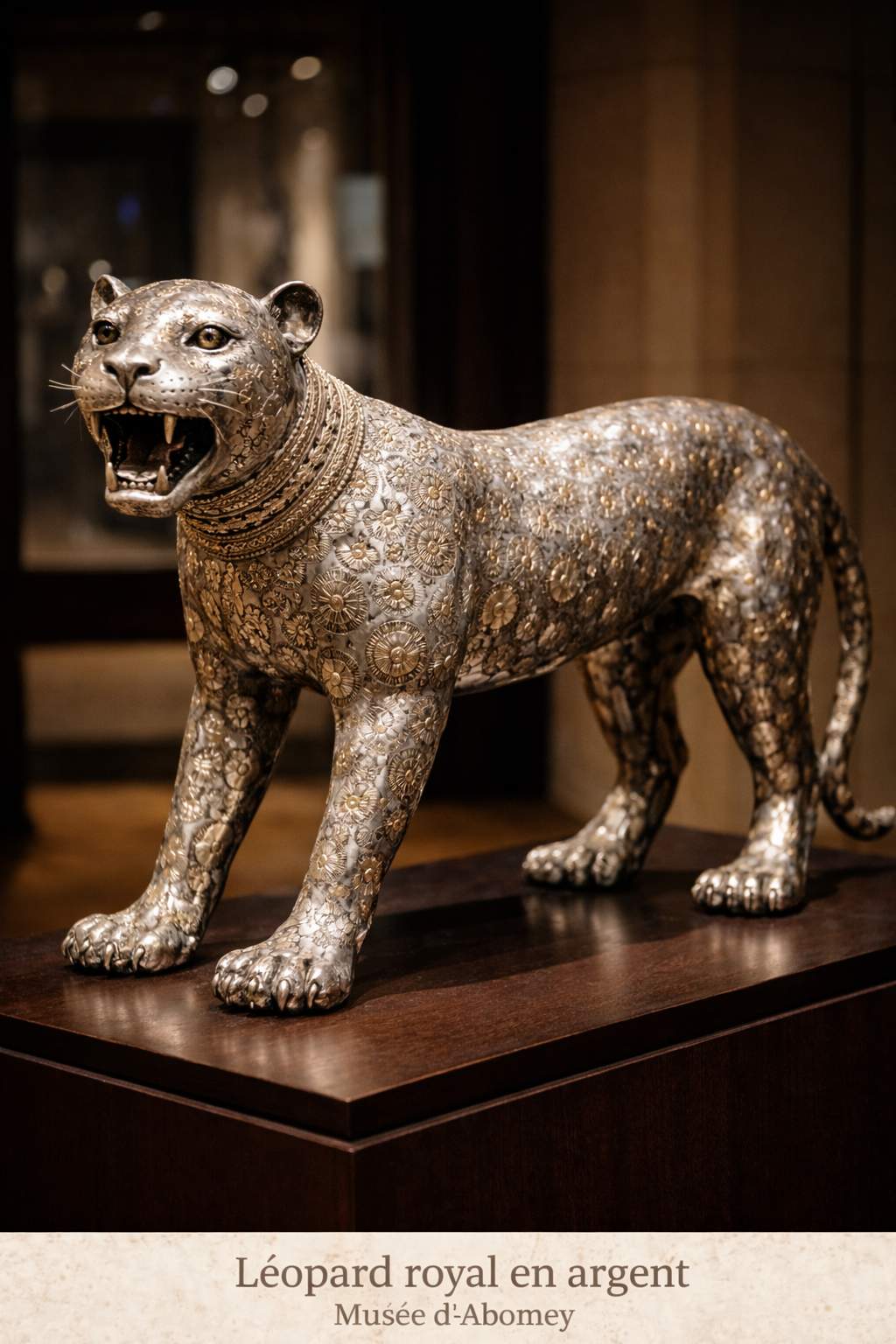 Léopard royal en argent