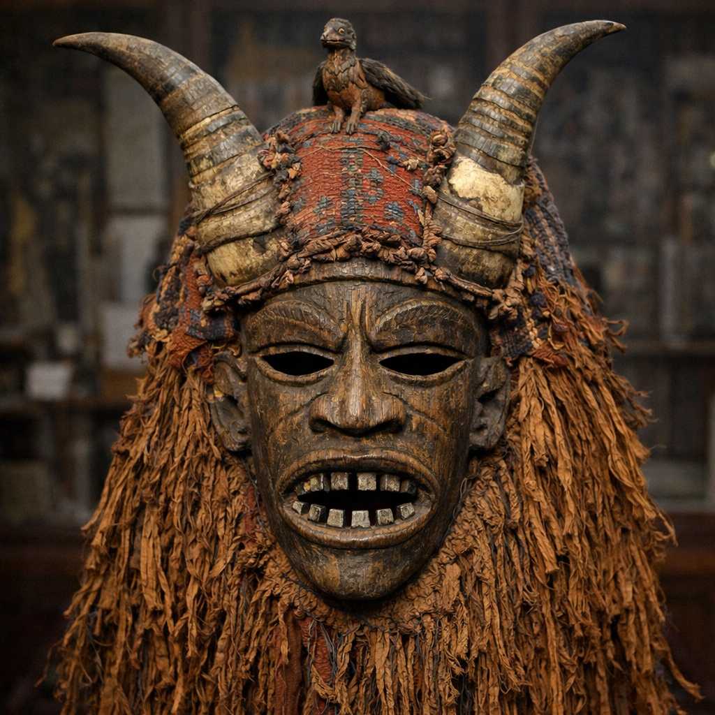 Masque rituel Bariba