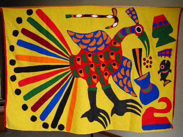Tenture royale de Ghézo – Adinkra