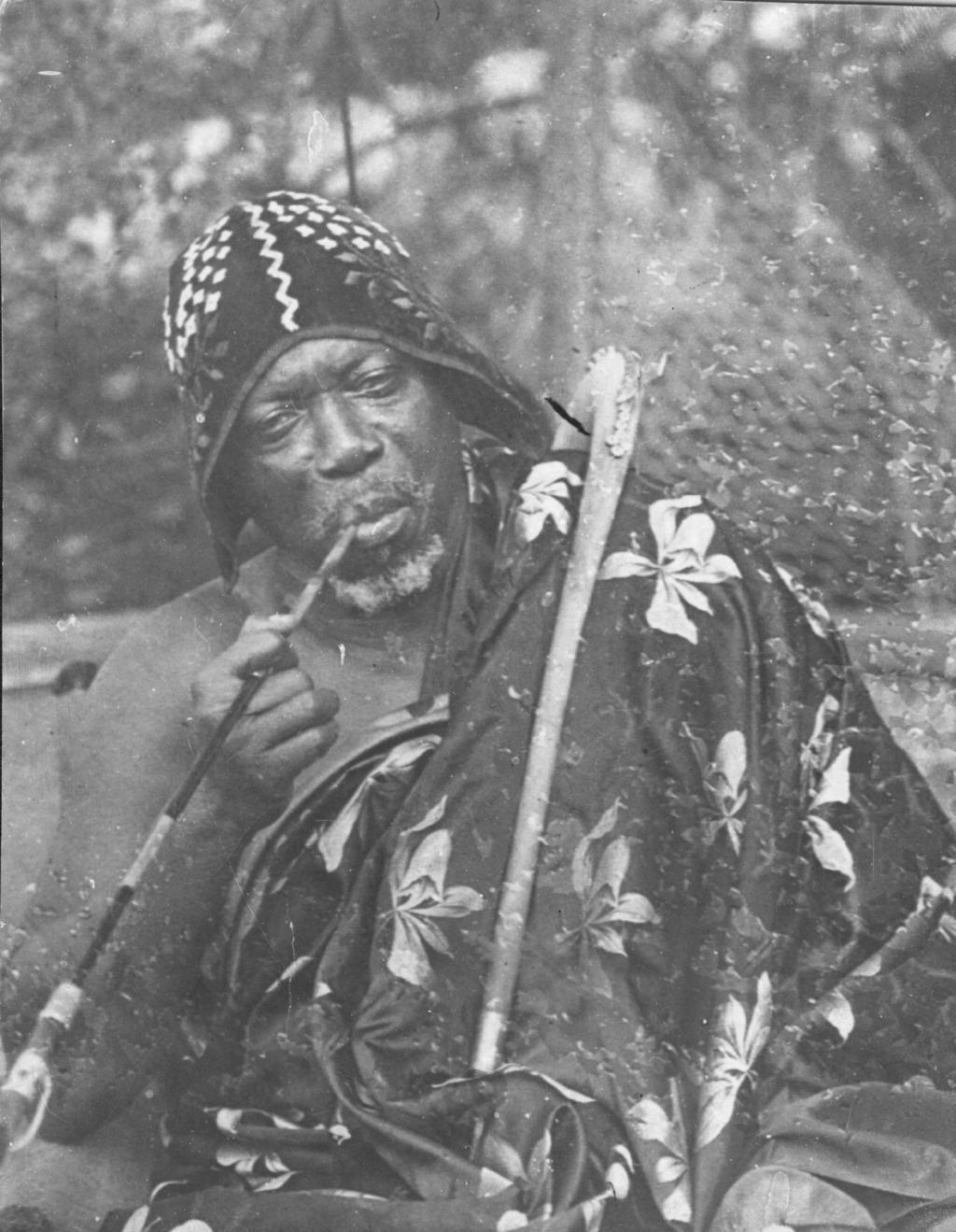 Photographie du roi Béhanzin – 1890