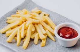 Patates douces frites