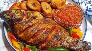 Poisson grillé béninois