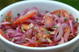 Salade tomate oignon piment