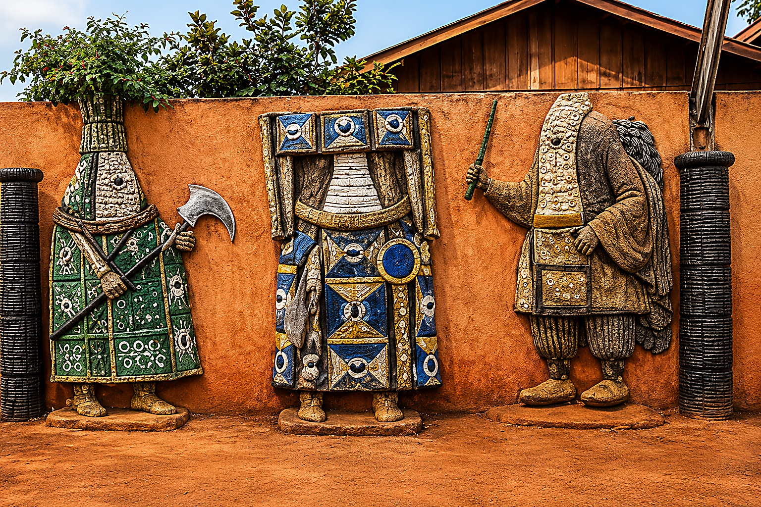Bas-reliefs des palais royaux d'Abomey (XIXe siècle) — Patrimoine Unesco