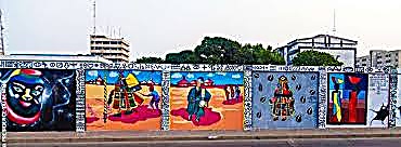 Mur du Patrimoine dans le quartier Dota-Zongo