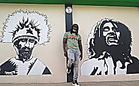 Portrait mural de Tiken Jah Fakoly