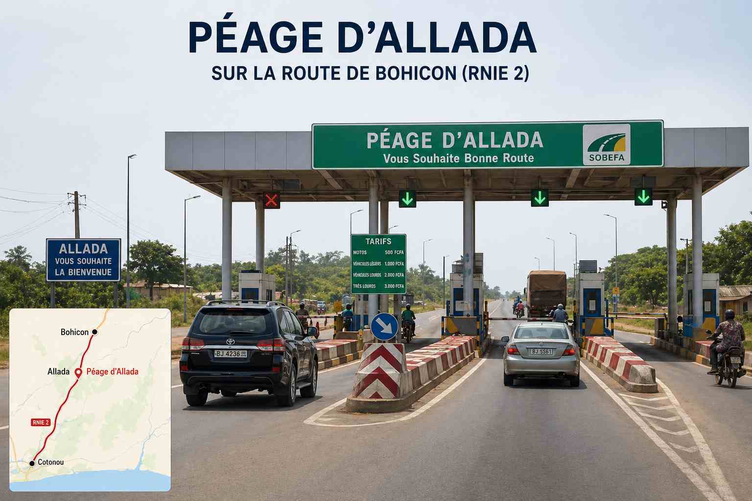 Péage d'Allada