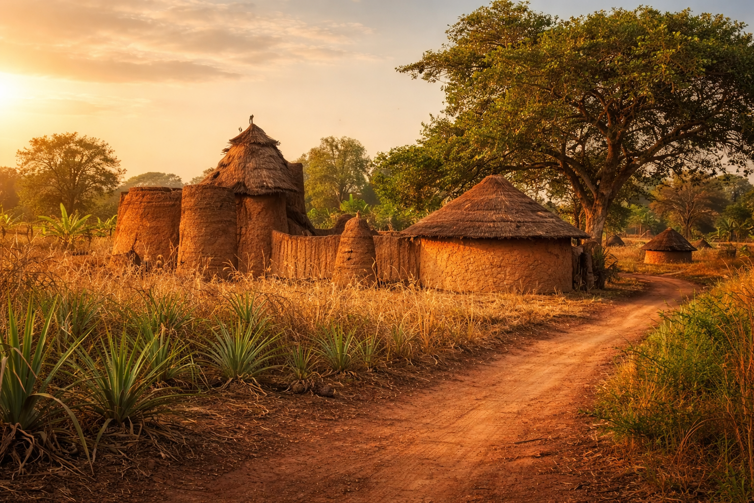 Paysage rural de Tori-Bossito au Bénin