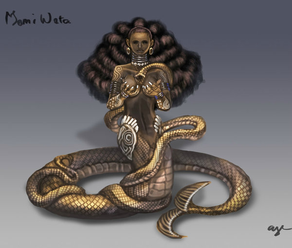 Représentation de Mamiwata, divinité aquatique